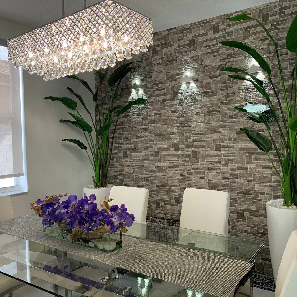 Dax L Planter with 7 Ft Bird of Paradise