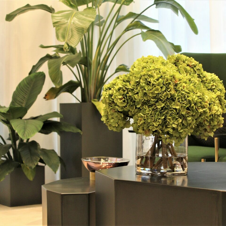 Artificial Hydrangea Plant