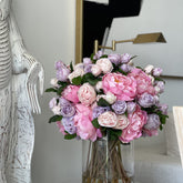 Spring Bloom Bouquet in 10″ Glass Cylinder