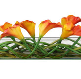 Mango Callas Glass Plate Planter