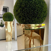 Topiaries  Gold Cube Planters